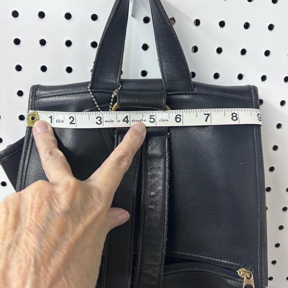 Vintage Coach Black Leather Backpack - Picture 16 of 16